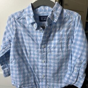 Children’s Place Blue Gingham Shirt
